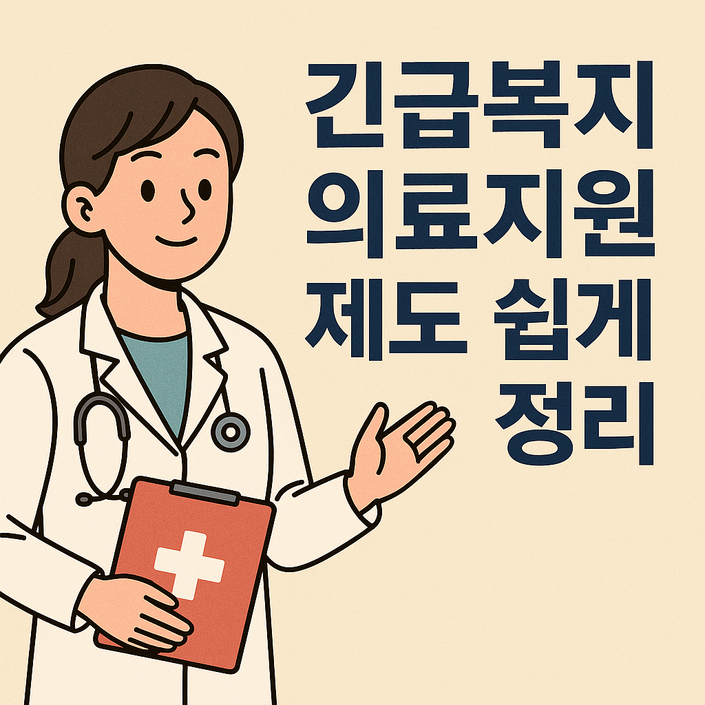 긴급복지 의료지원 제도 쉽게 정리