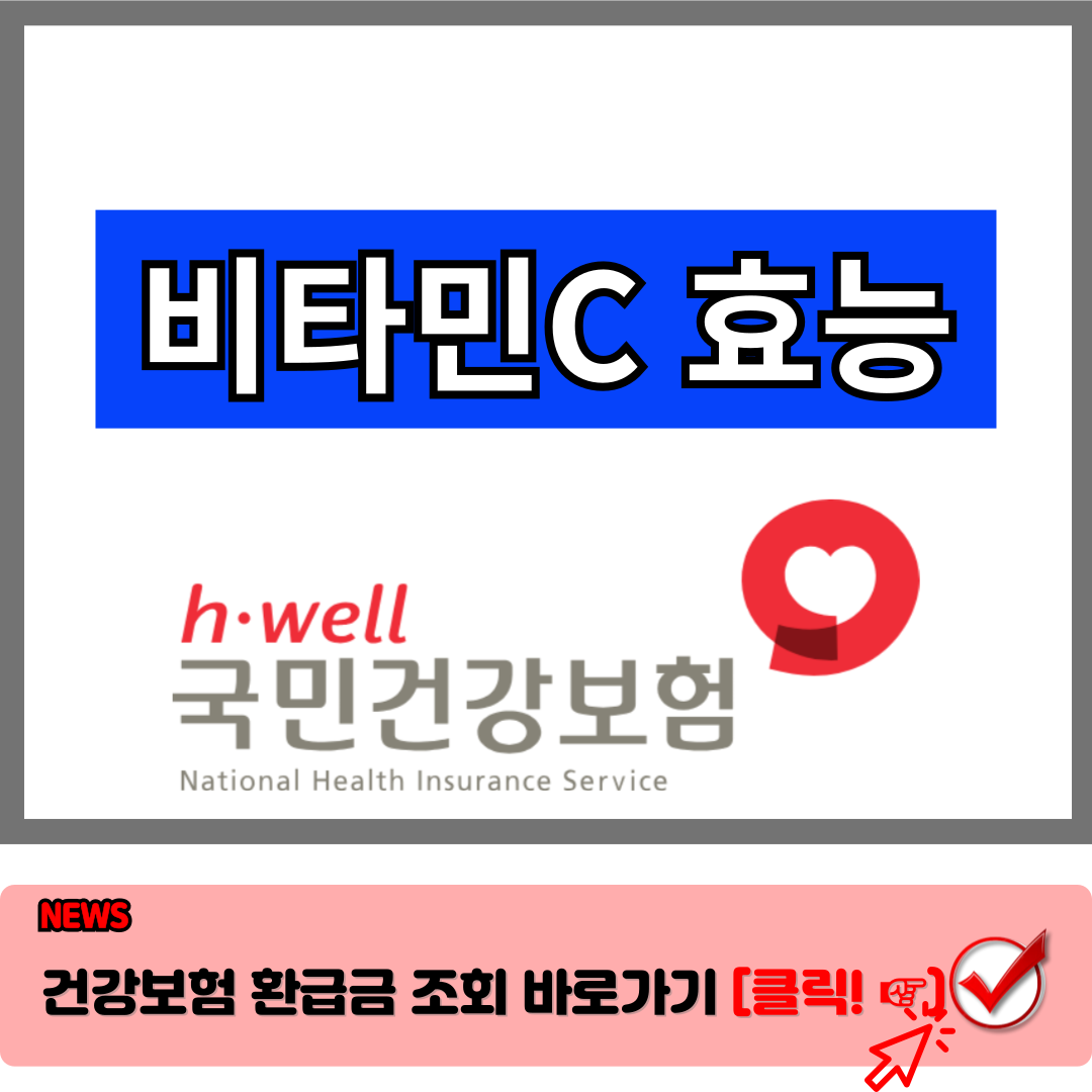 비타민C 효능, 하루권장량, 부작용 및 비타민C 많은 음식 총정리