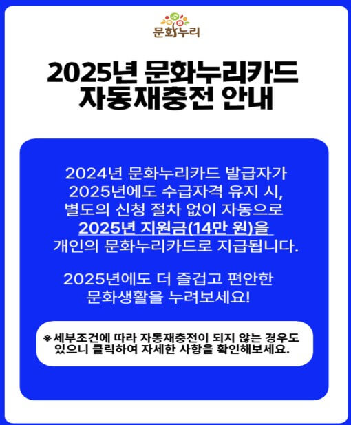 문화누리카드 사용처