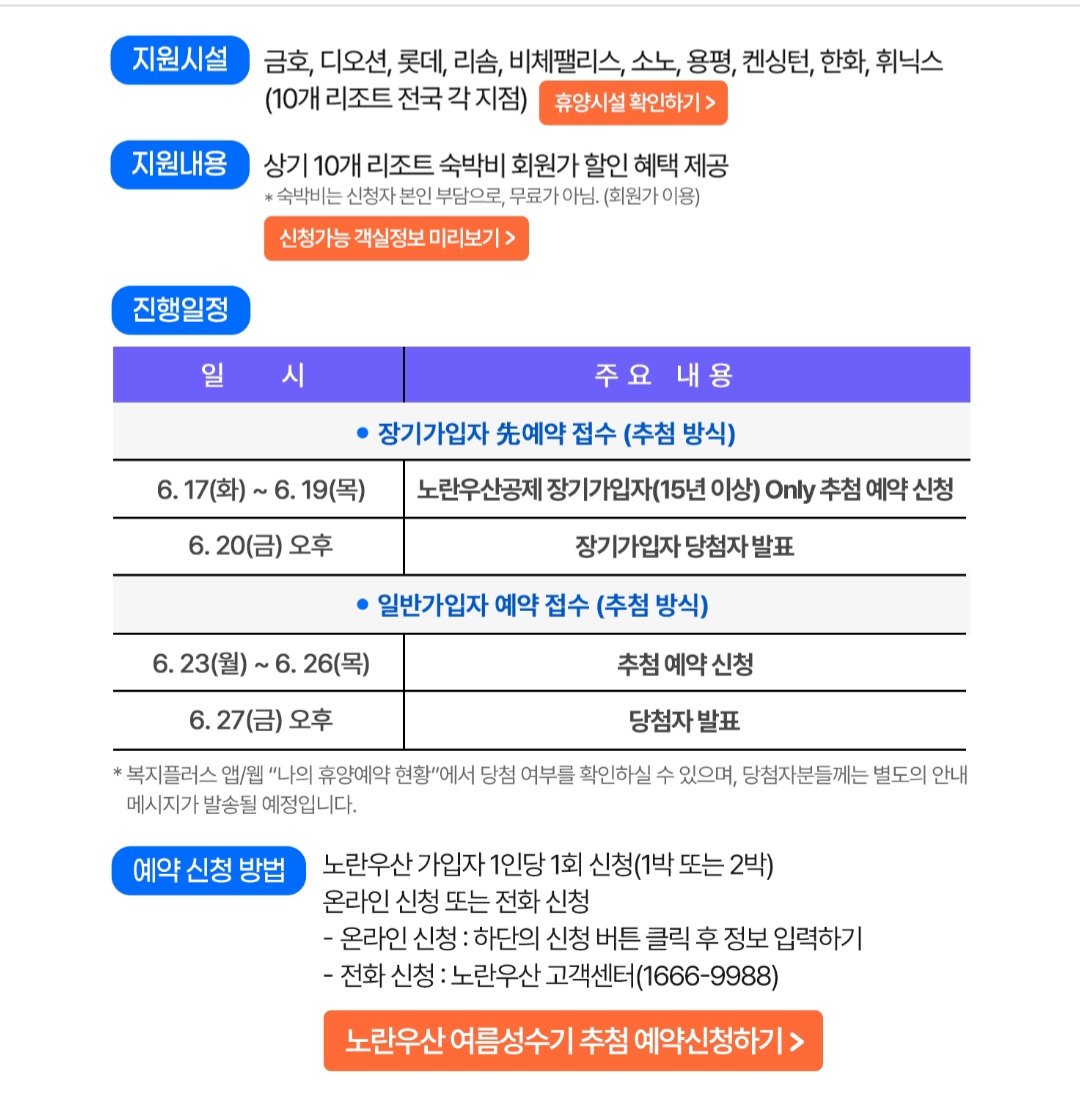 2025 노란우산 휴양시설 예약 신청방법