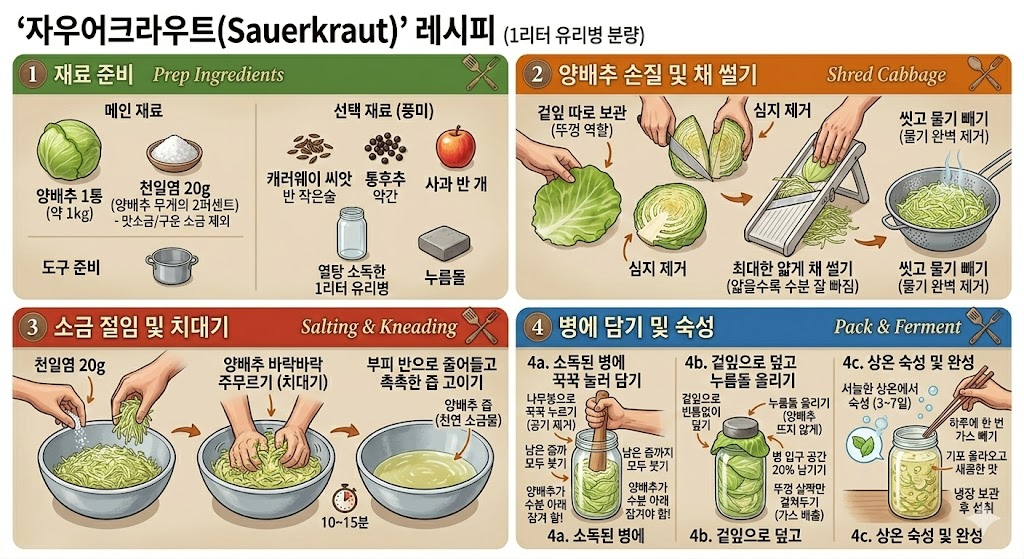 자우어크라우트 영양성분