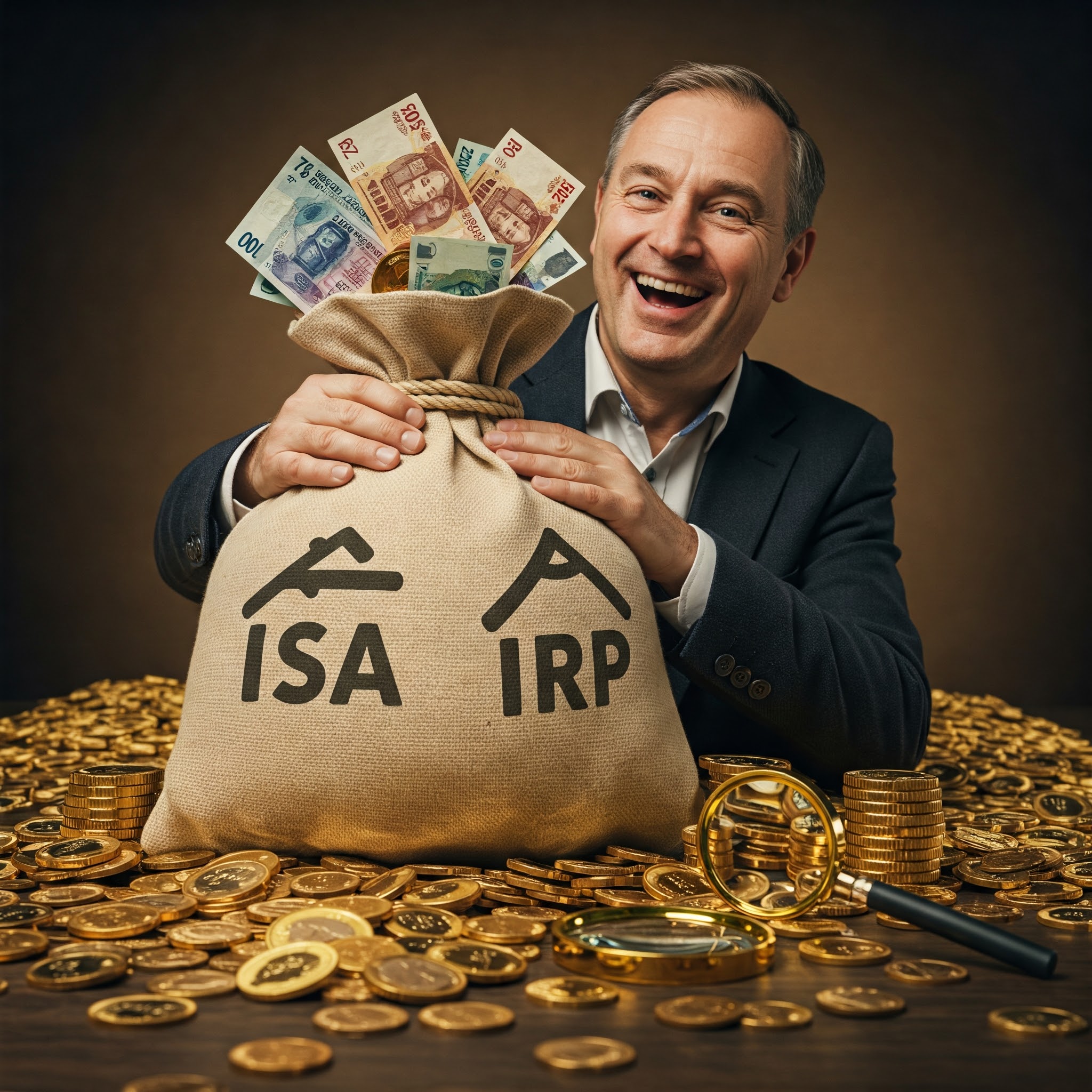 ISA, IRP에서 배당을 인출하는 모습의 이미지