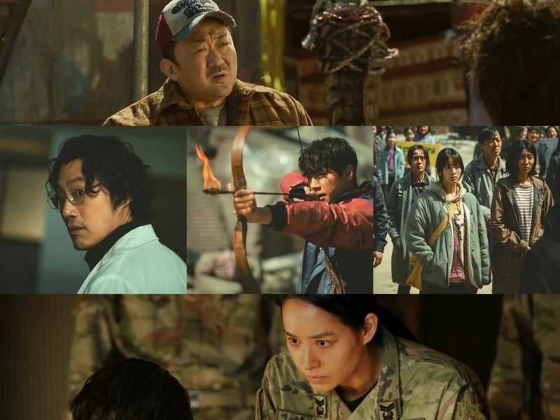 넷플릭스 영화 황야에서 주인공들이 등장하는 주요 장면들