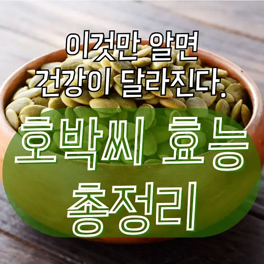 호박씨 효능