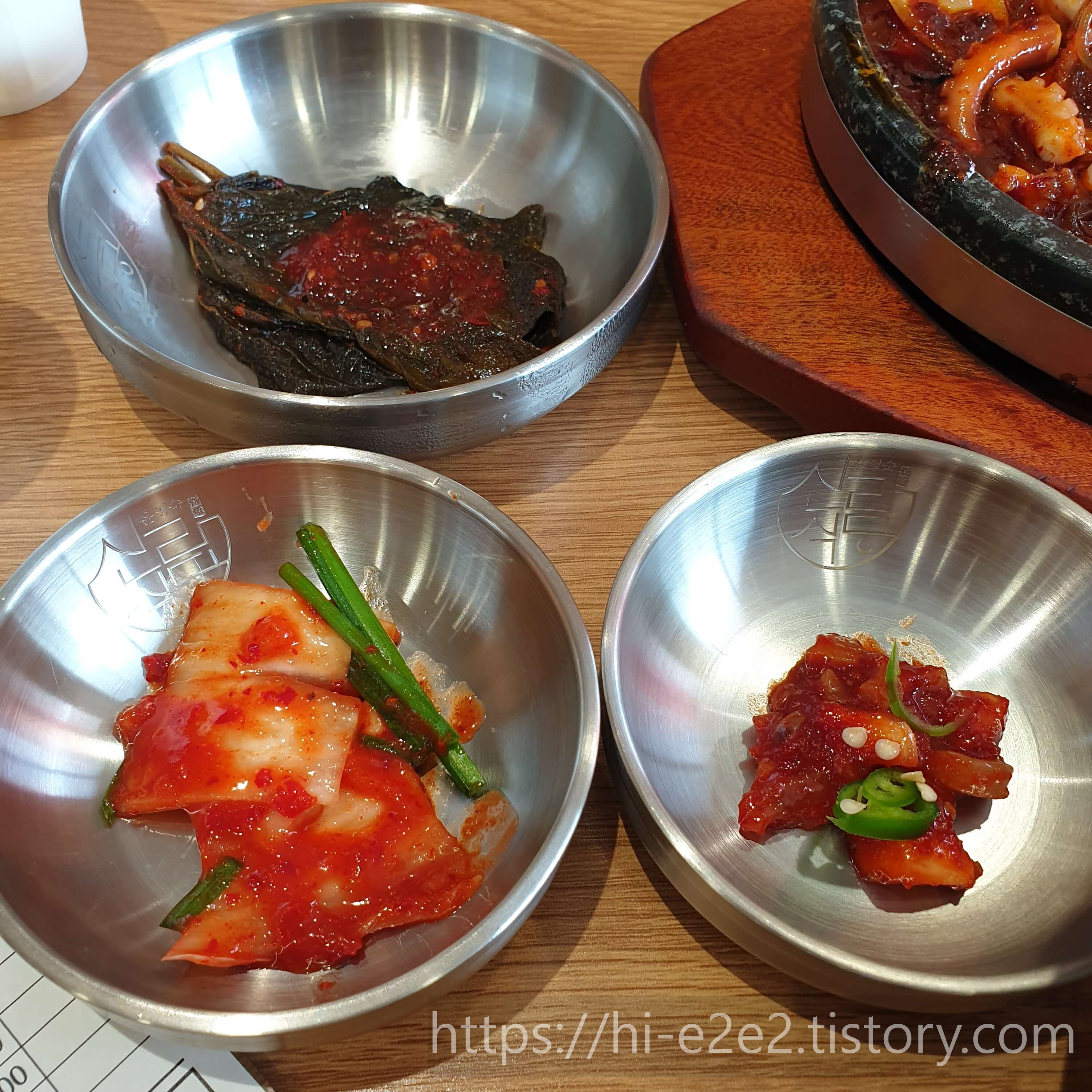 신라식당 밑반찬