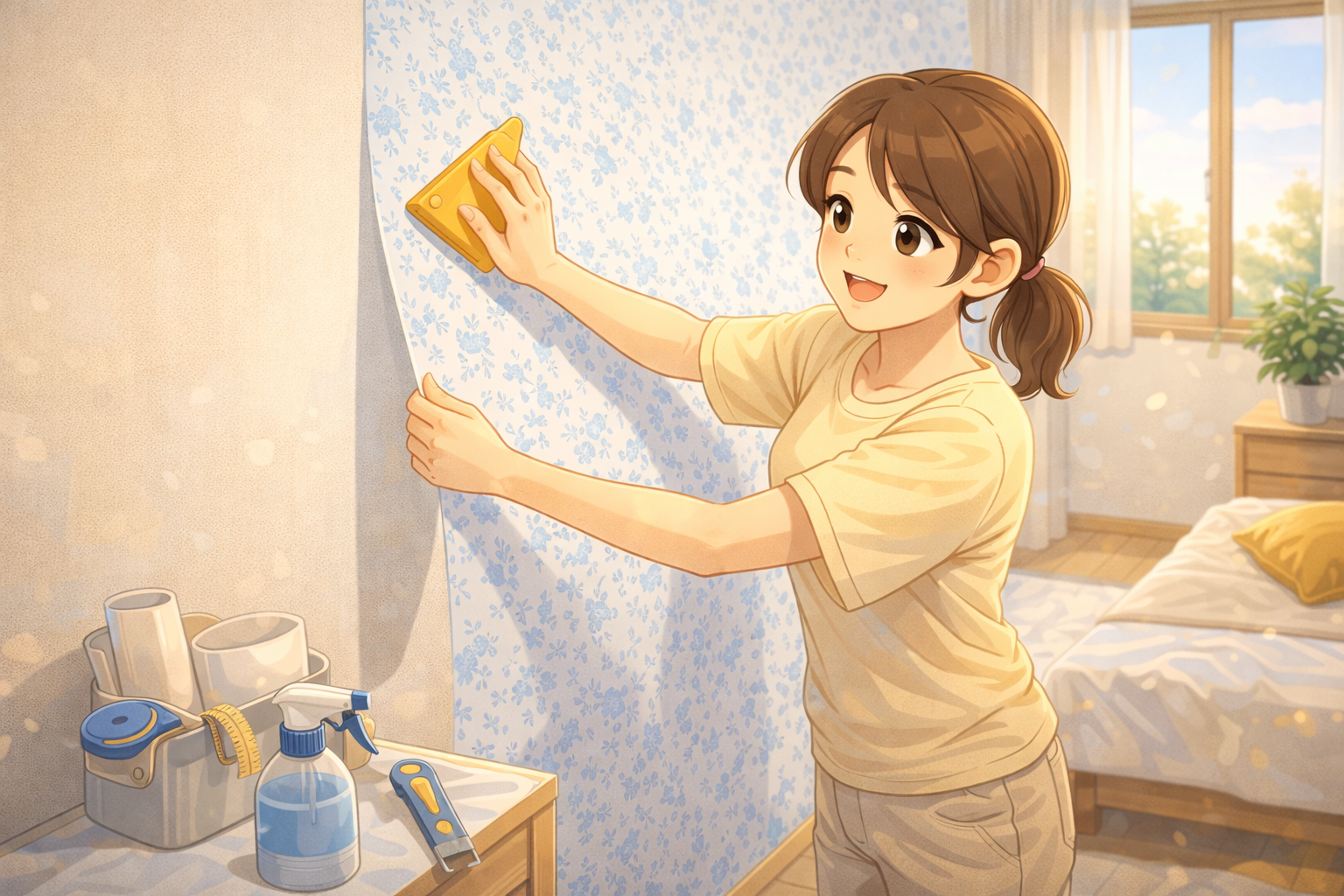 셀프 벽지 시공 완전정복