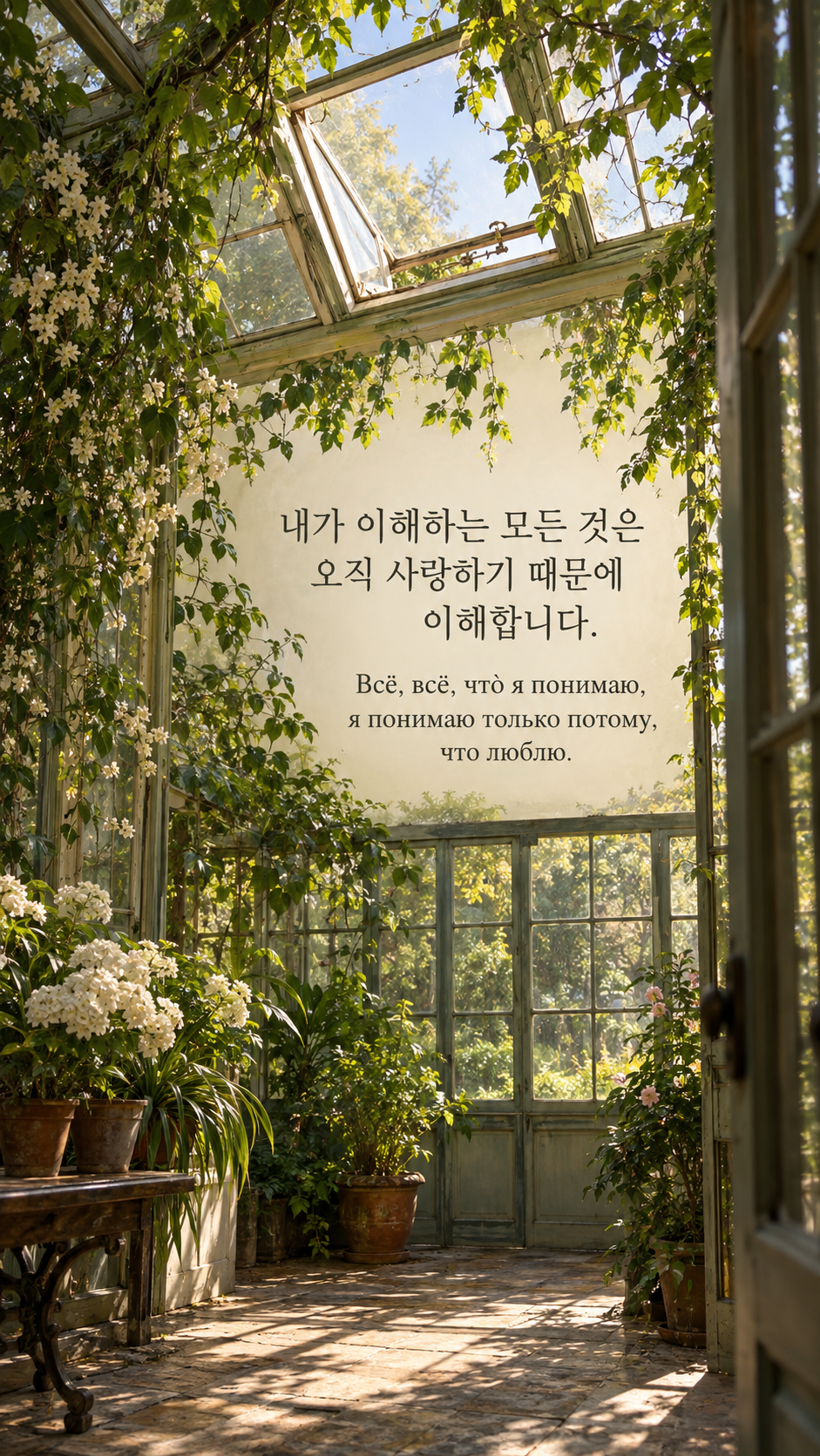 사랑이 이해의 문을 열 때 — 사랑과 이해를 떠올리는 풍경