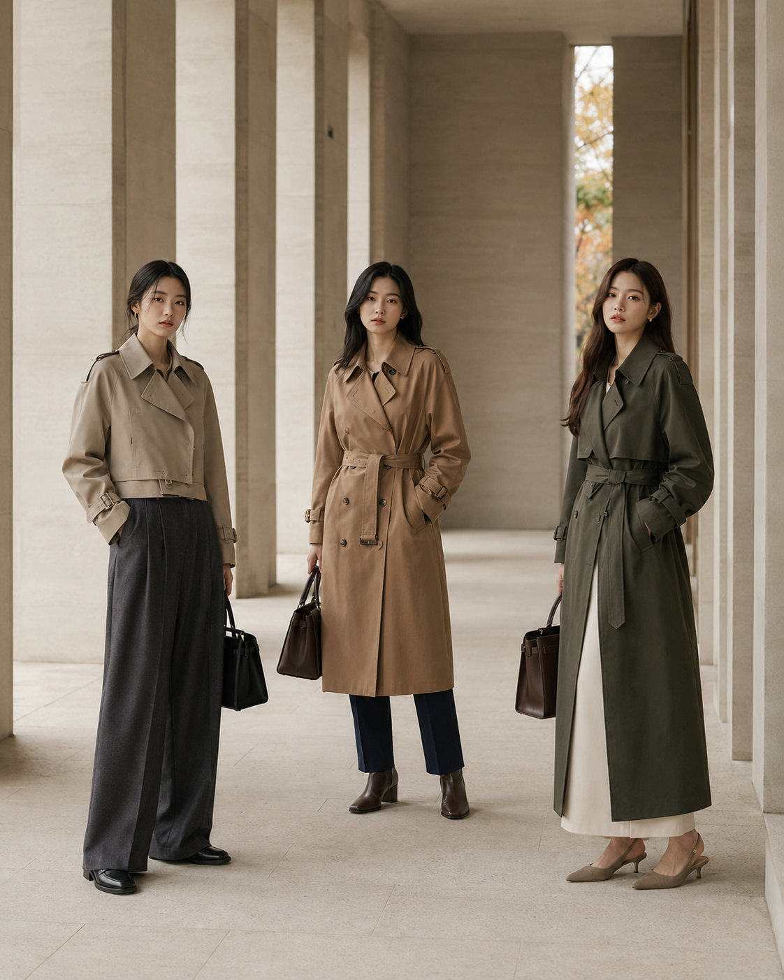 트렌치코트는 유행을 덜 타는 옷처럼 보이지만, 실제 구매 실패가 적은 아이템은 아닙니다.