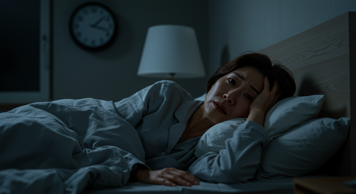 밤마다 뒤척이는 갱년기 여성 필독