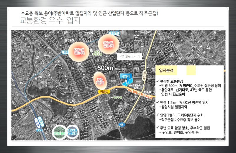 교육, 녹지, 상업, 의료 인프라가 균형을 이루는 대표적인 정주형 도시
