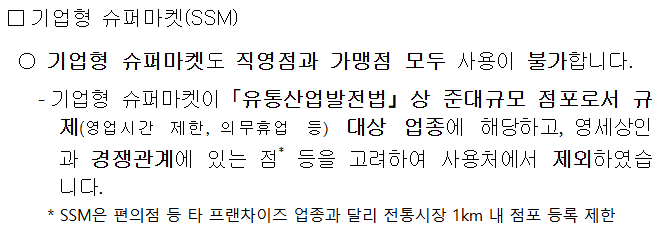 기업형 슈퍼마켓(SSM)