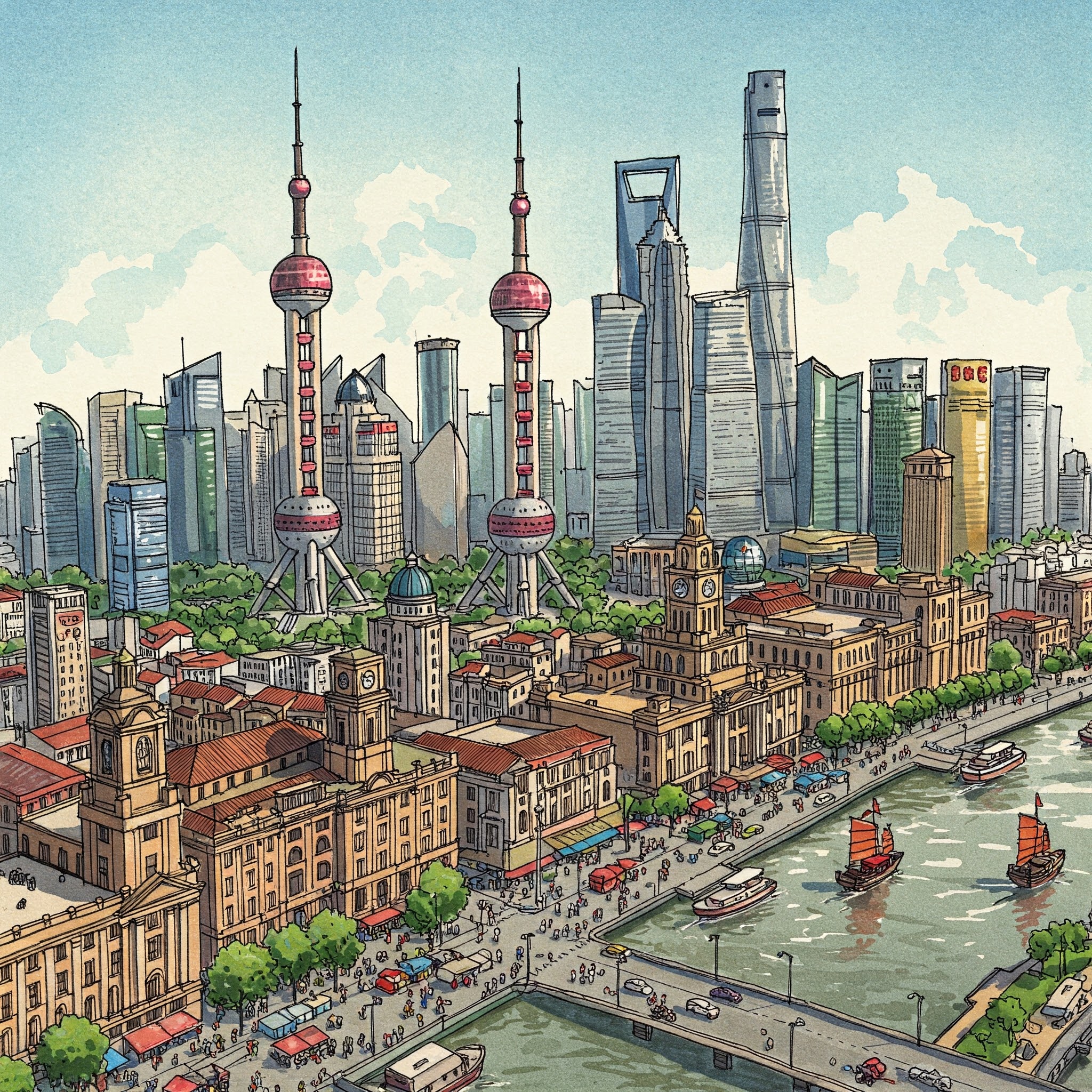 2030을 위한 상해 여행지 (인스타 핫스팟 중심)