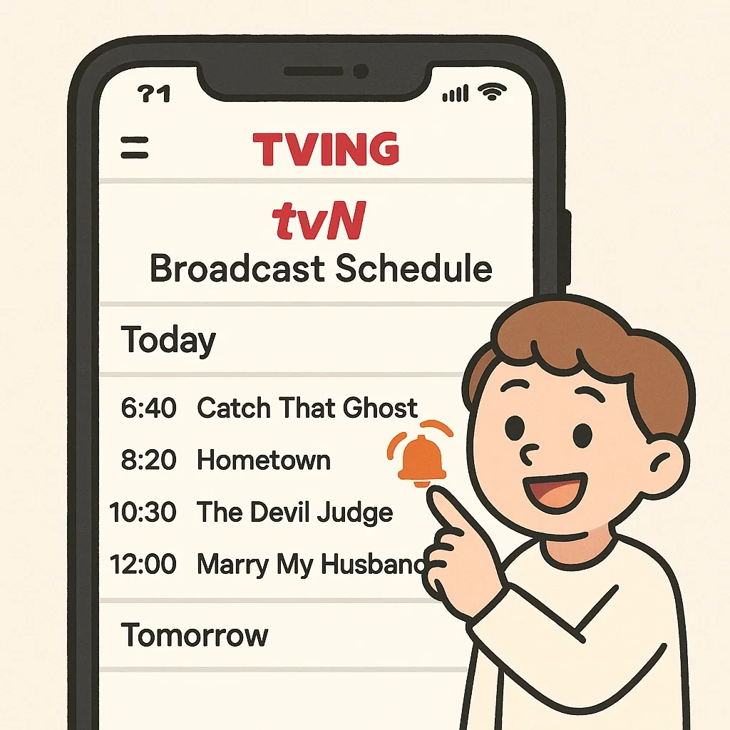 tvN 온에어 실시간 무료 시청 완벽 정리
