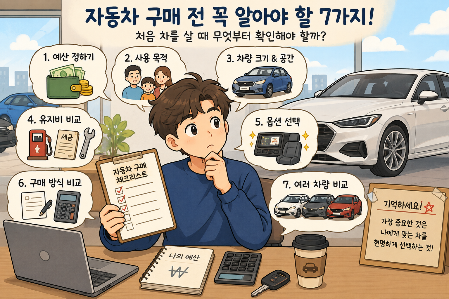 자동차 구매 전 꼭 알아야 할 7가지