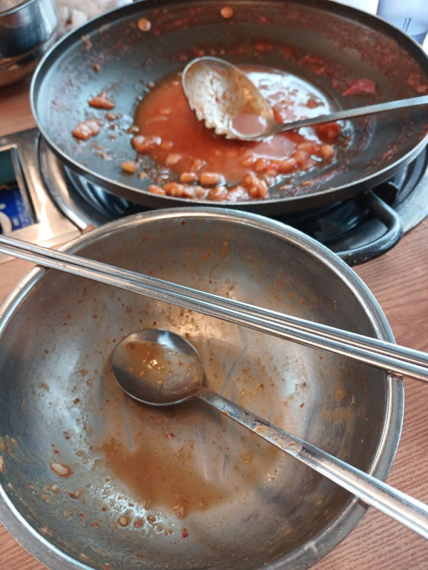 부대찌개 메뉴 클리어