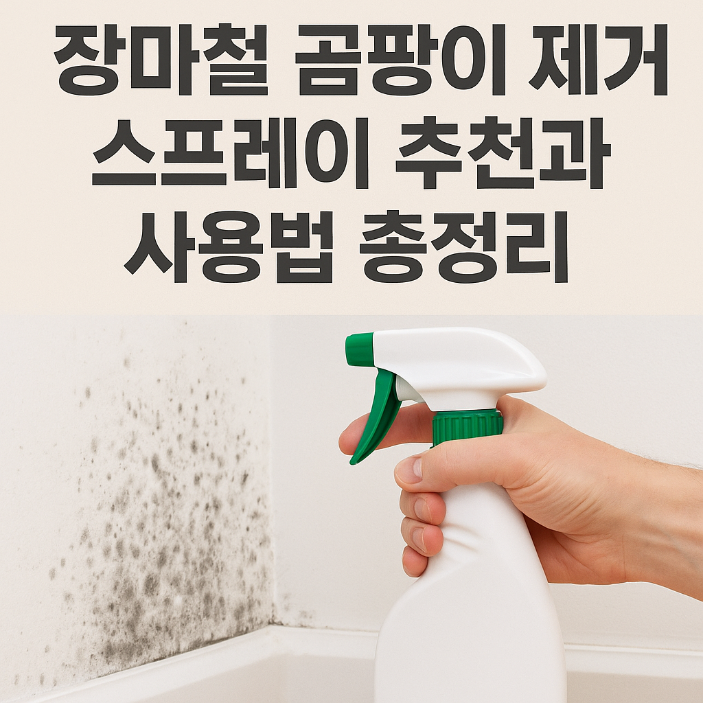장마철 곰팡이 걱정 끝! 효과 좋은 곰팡이 제거 스프레이 추천과 올바른 사용법을 한눈에 정리했습니다. 안전하게 곰팡이를 제거하고 쾌적한 집을 만들어보세요.