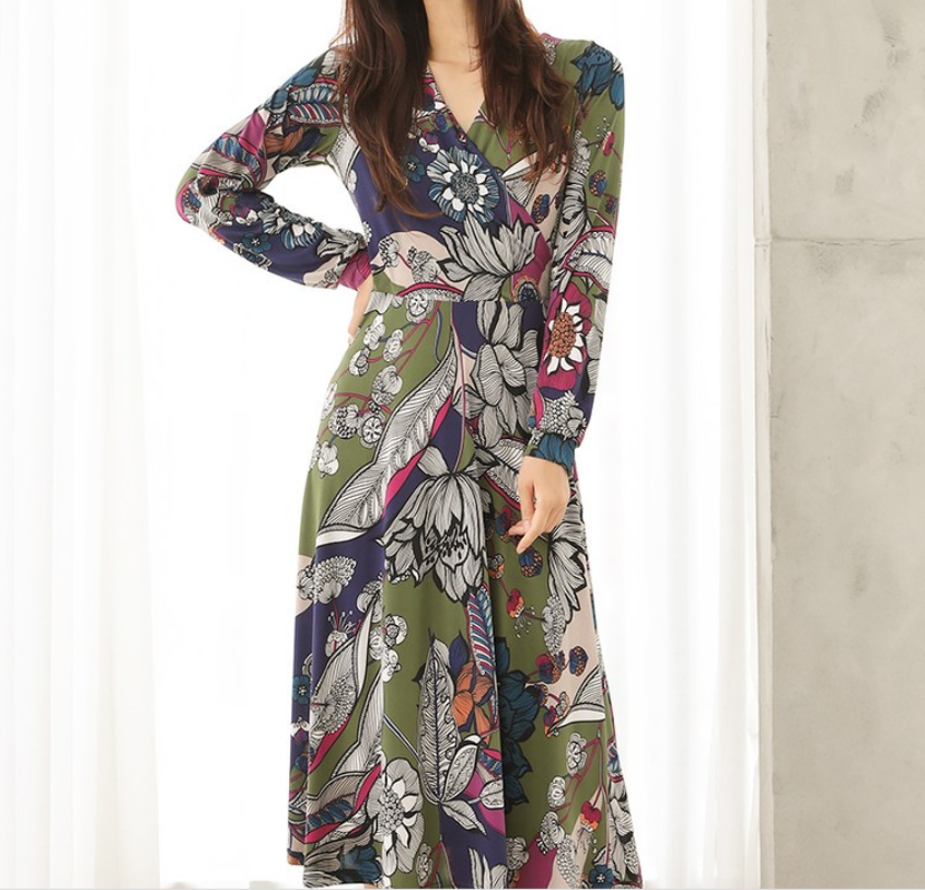 여성긴팔원피스