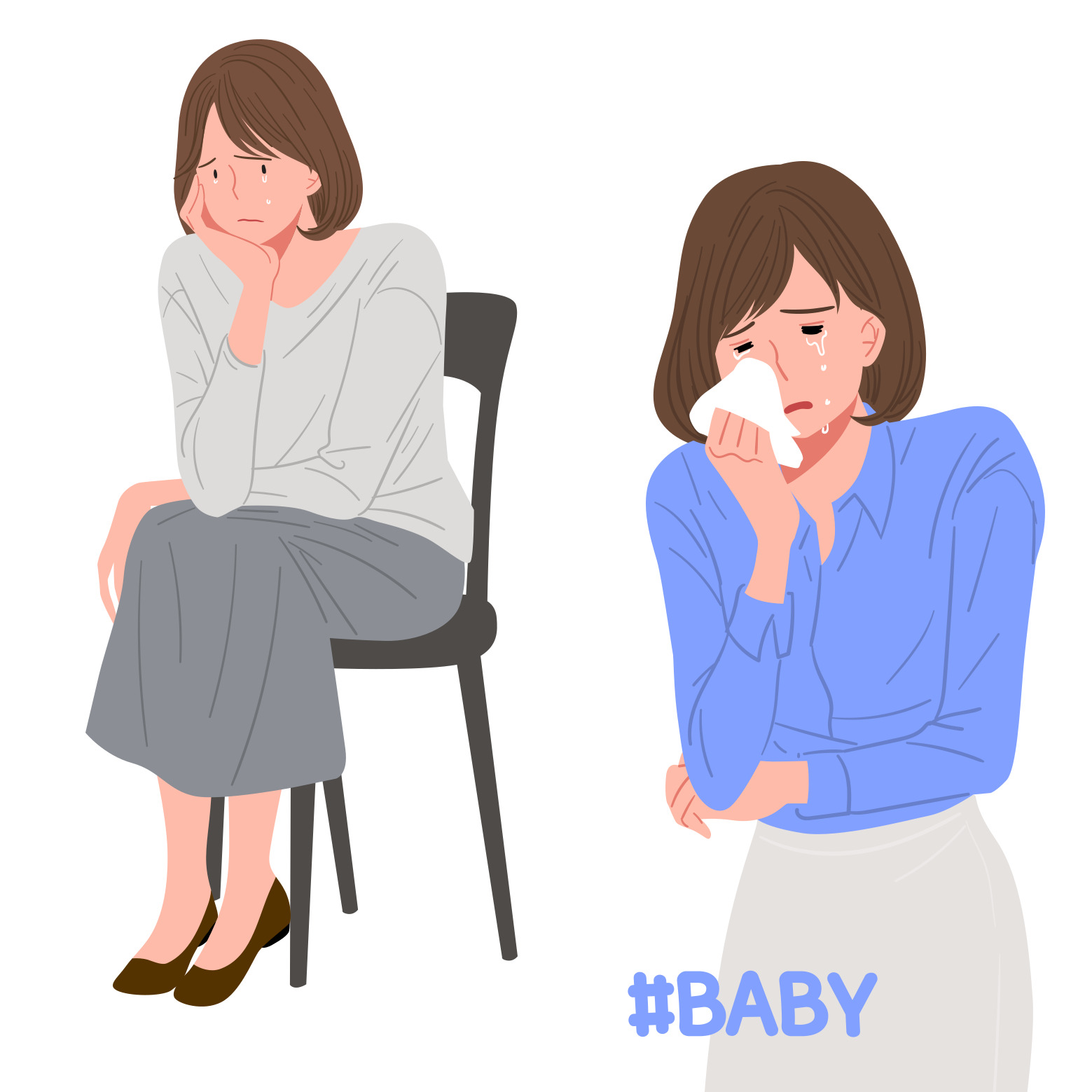 출산 후 산후우울증 산후 블루 감정 기복 정서 불안