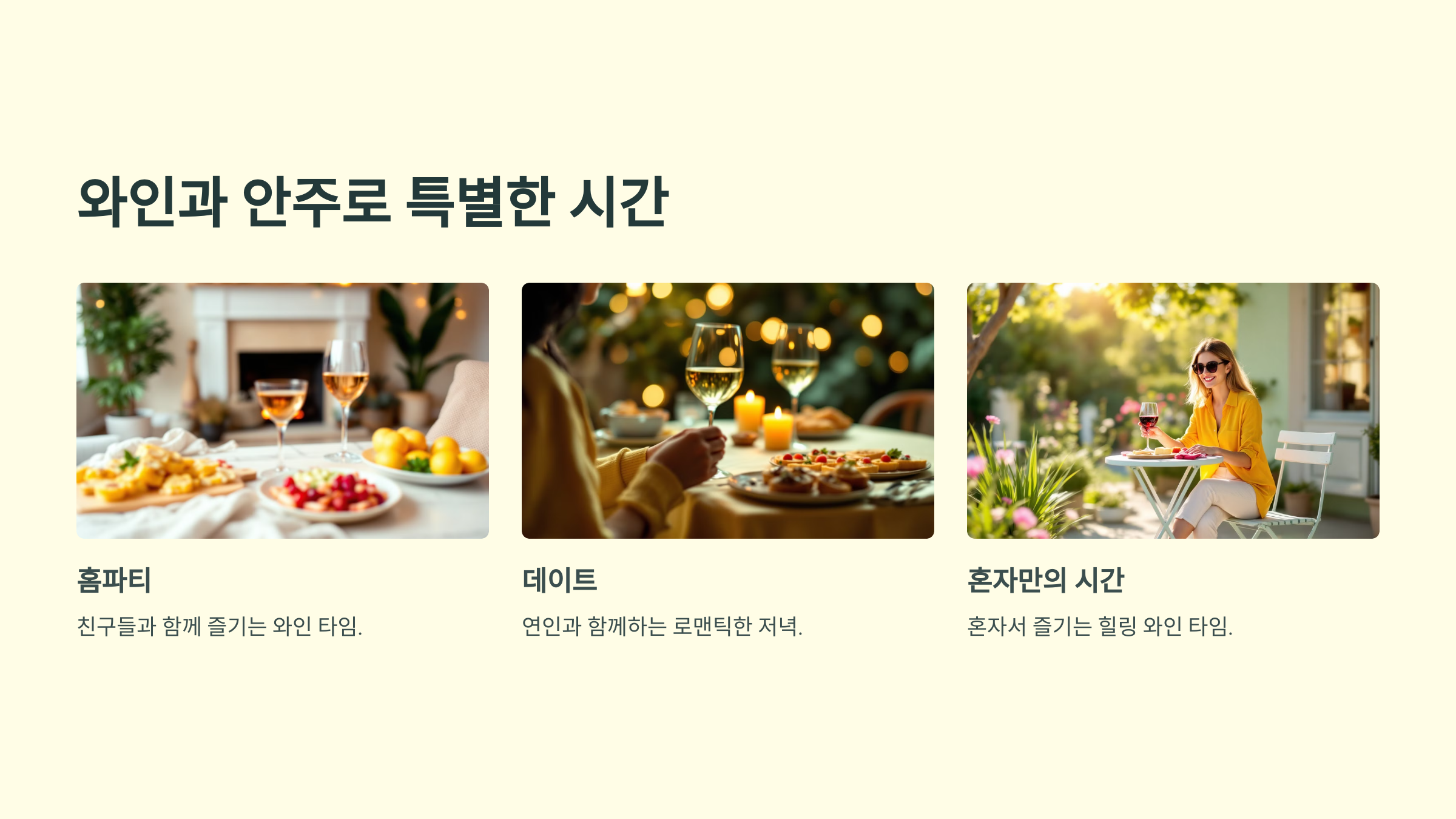 와인 안주 5가지 추천