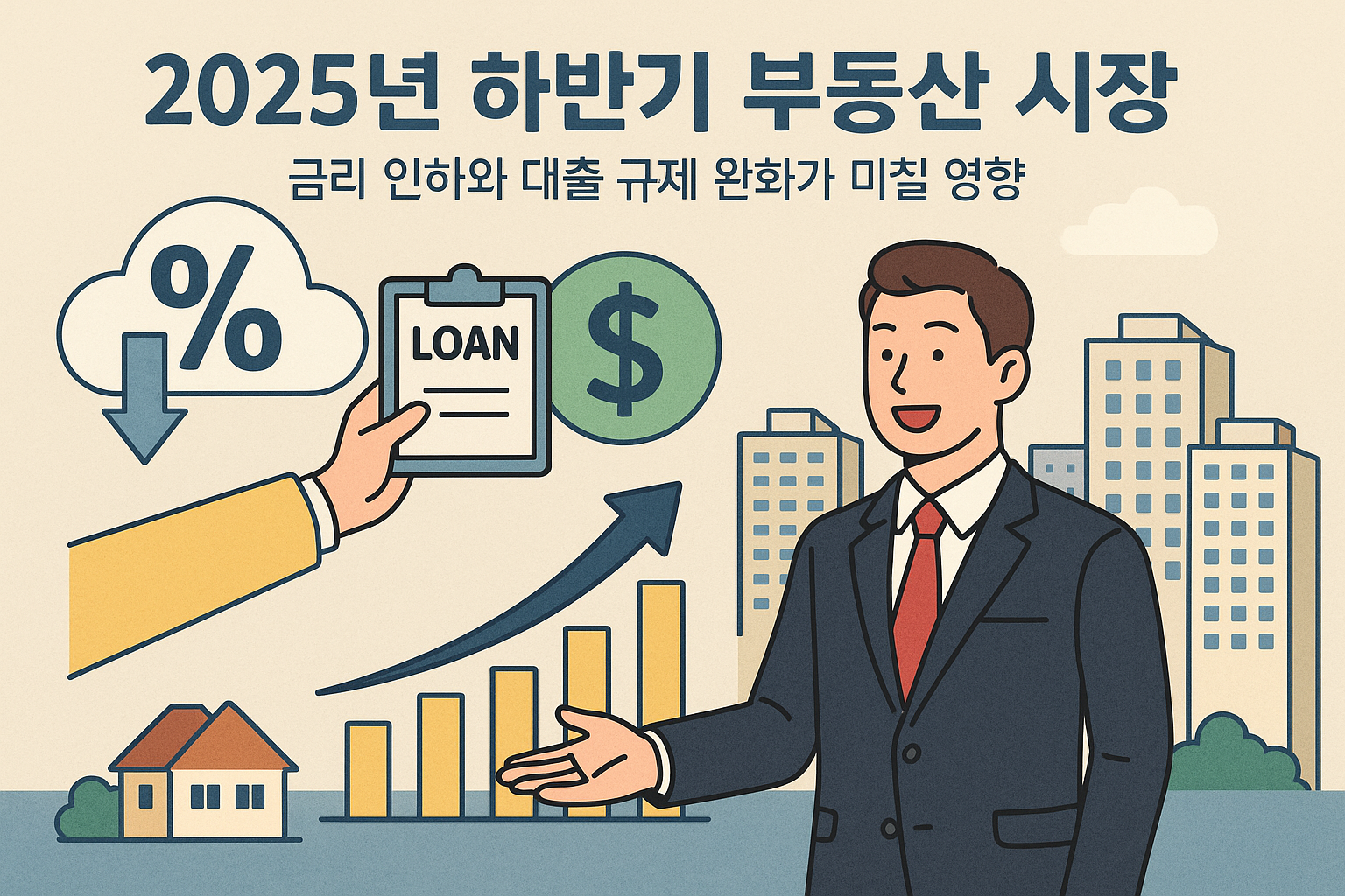 2025년 하반기 부동산 시장 관련 사진