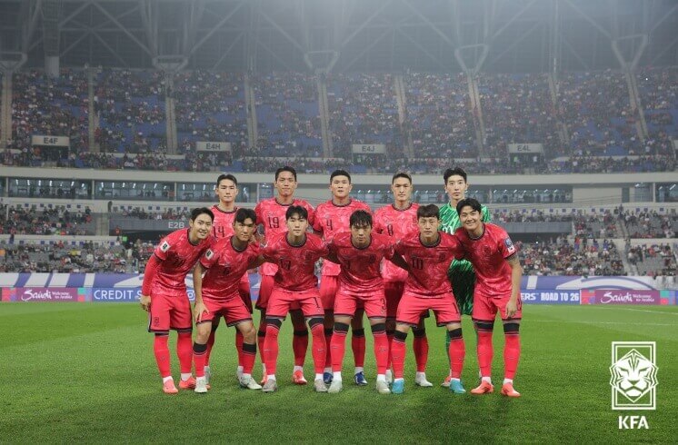 이라크전에 출전한 한국축구 국가대표팀 11명
