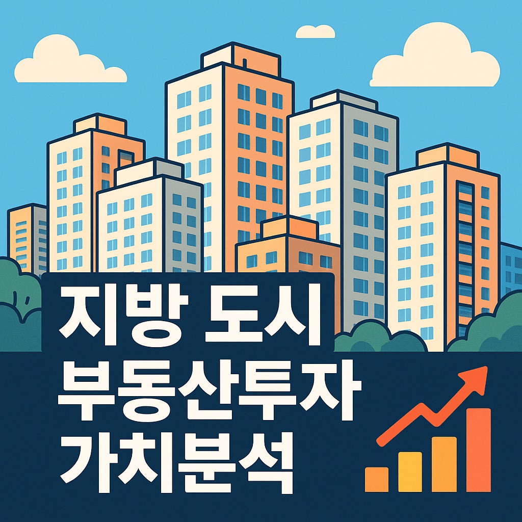 지방 도시 부동산투자 가치 분석