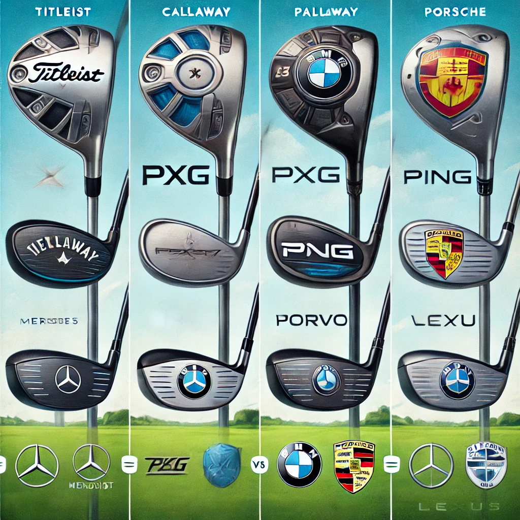 명품 외제차에 비유한 골프 브랜드 TOP 5 🏌️♂️🚘 (타이틀리스트, 캘러웨이, PXG, 핑, 혼마, 질문)