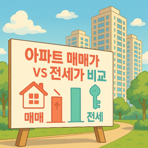 아파트 매매가 vs 전세가 비교가이드