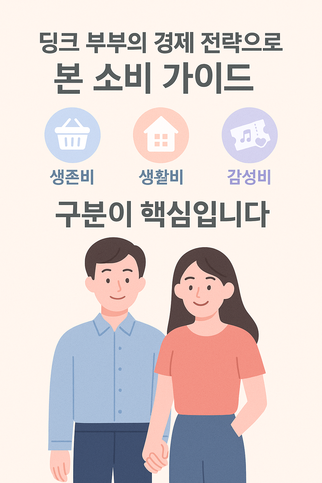 딩크 부부의 경제 전략, 생존비·생활비·감성비를 구분하라