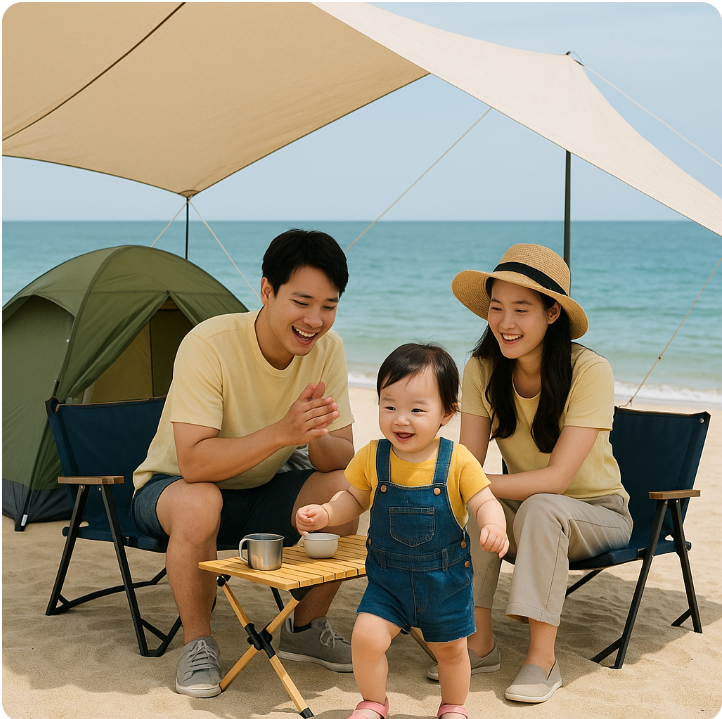 2025 유아동반 바다 캠핑 여행지 추천