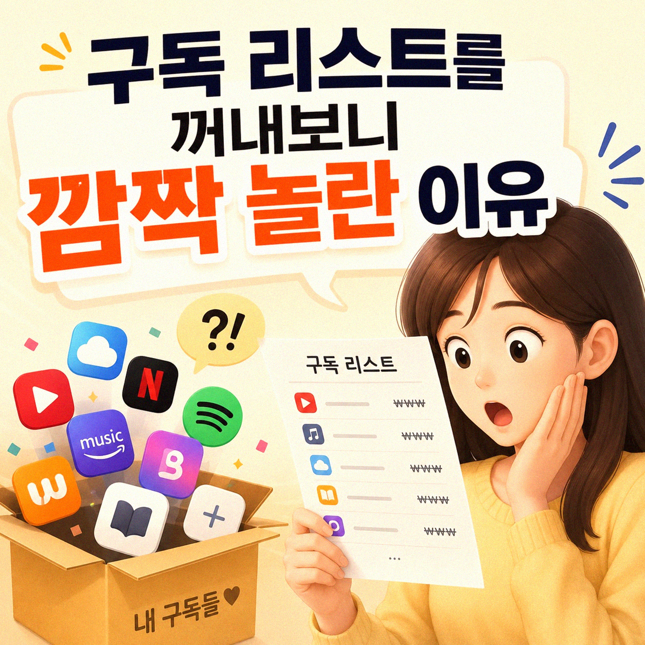 디지털 구독 서비스, 내가 낸 돈 다시 보니 이랬다