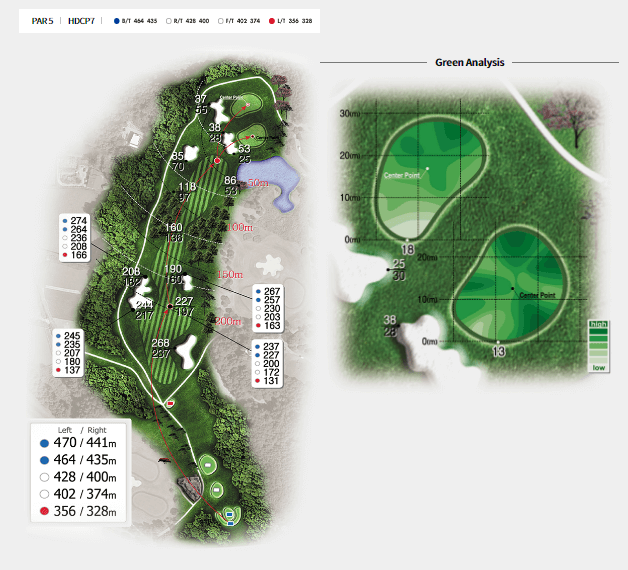 라데나 골프클럽 코스공략도 12