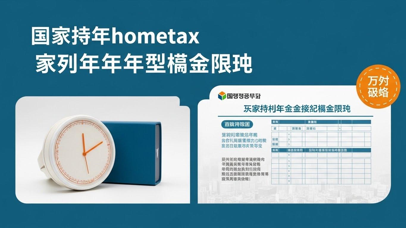 국세청 홈텍스 연말 정산 간소화 서비스