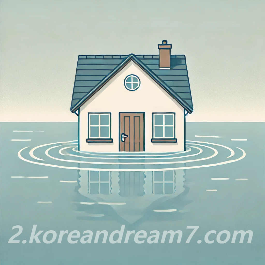 집이 물에 잠기는 꿈