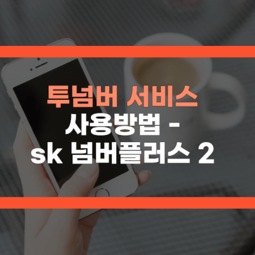 투넘버 서비스 sk