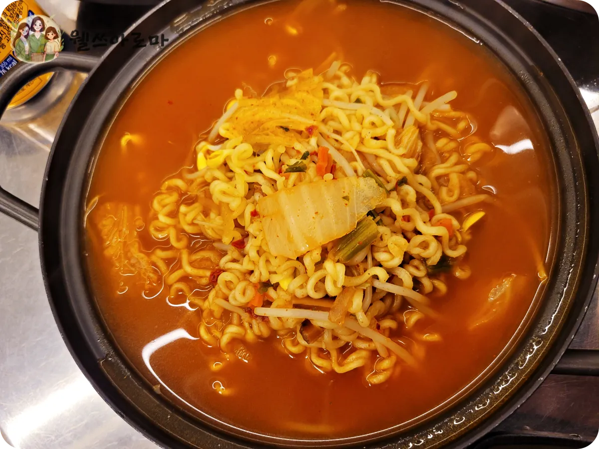 토닭-해장라면