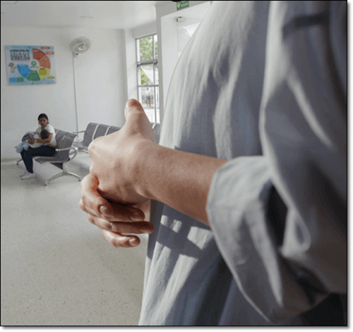 피부 질환이 생긴 셀리악병 환자