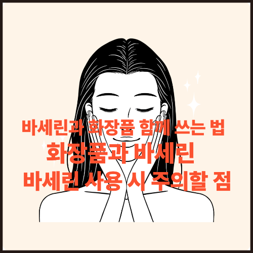 "화장품과 바세린, 함께 쓰면 피부가 달라진다!" 바세린과 화장품 함께 쓰는 법 주의사항