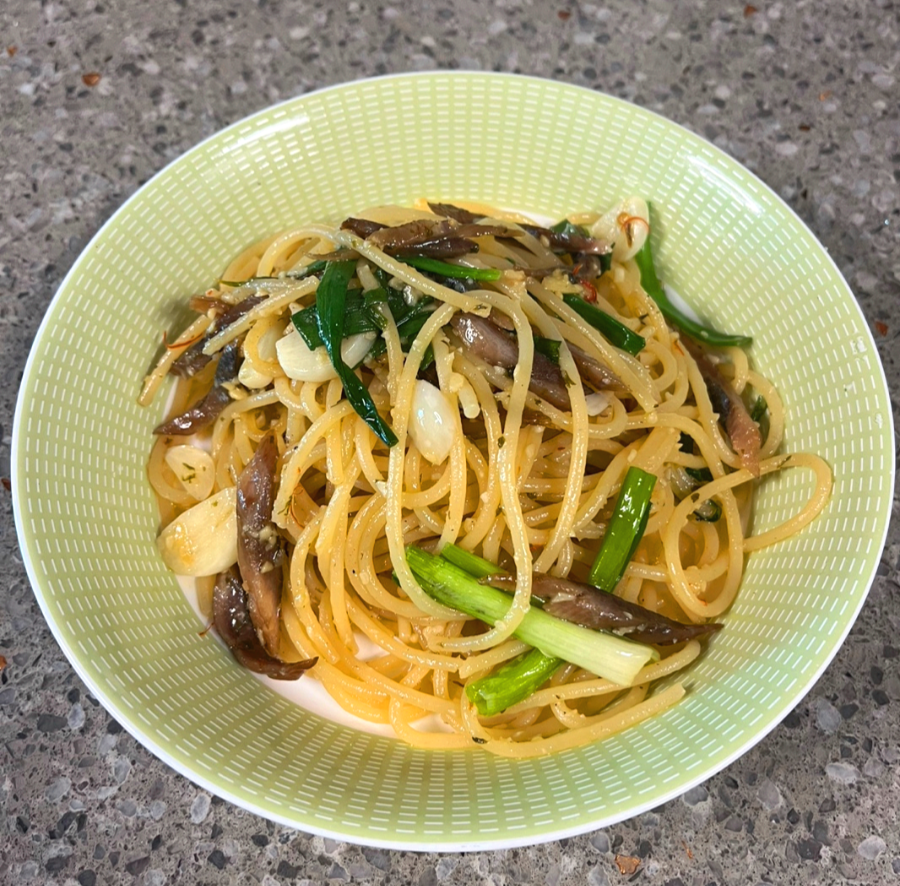 과메기오일파스타