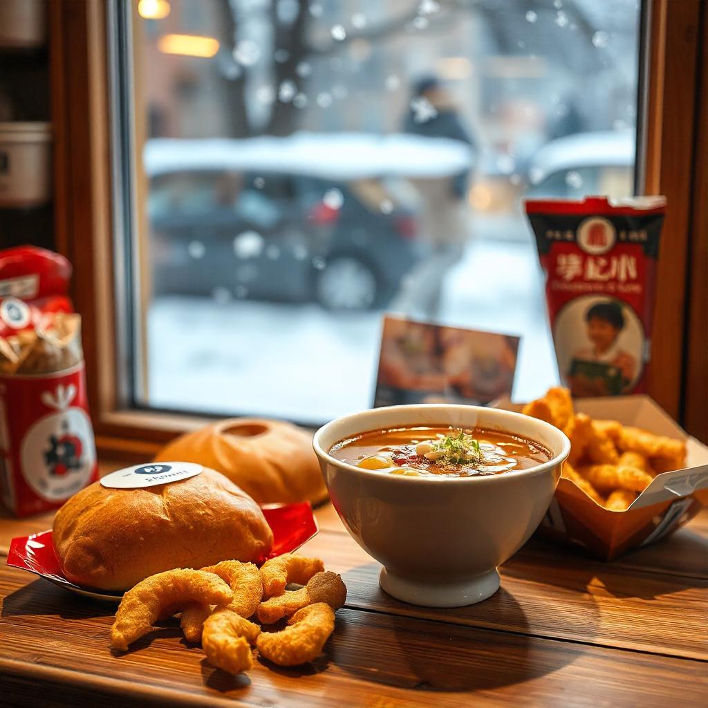 겨울철 편의점 대표 메뉴 사진