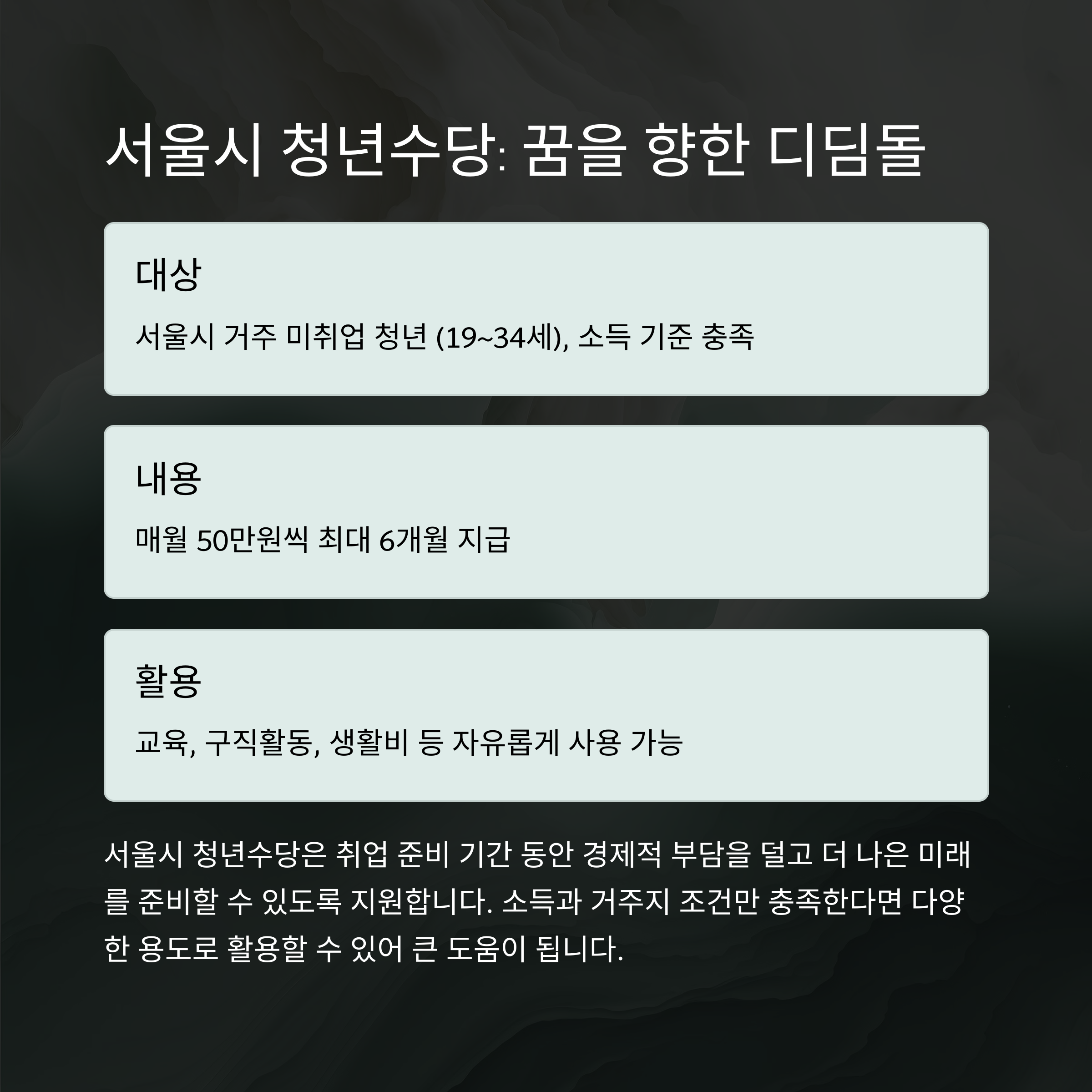 청년을 위한 정부지원금 5가지, 놓치지 마세요