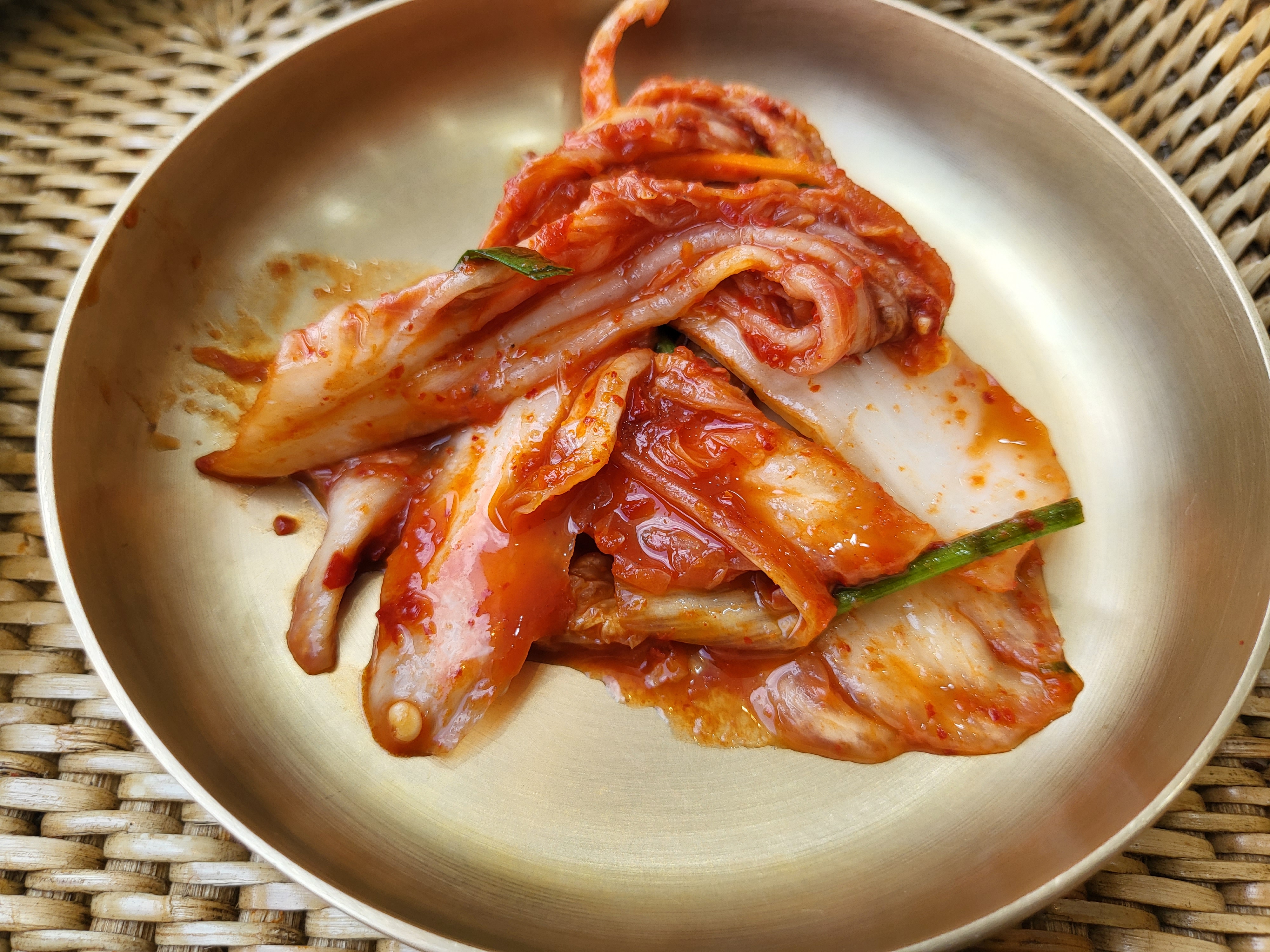 소쿠리밥상 - 배추김치