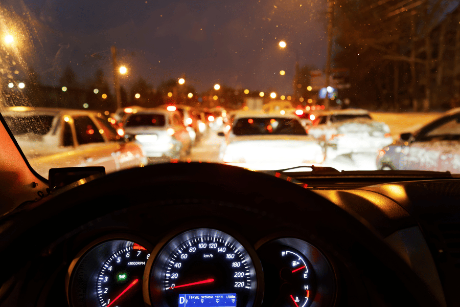 겨울밤 힐링 드라이브 코스