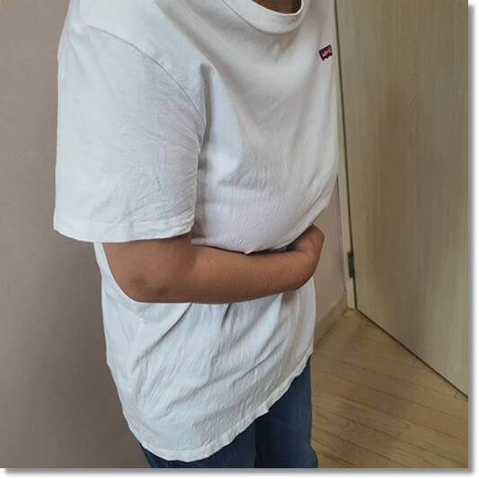 낙산균 효능 소화기 건강, 배아픈 여성