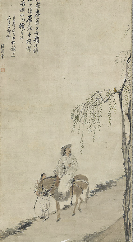 마상청앵 - 김홍도