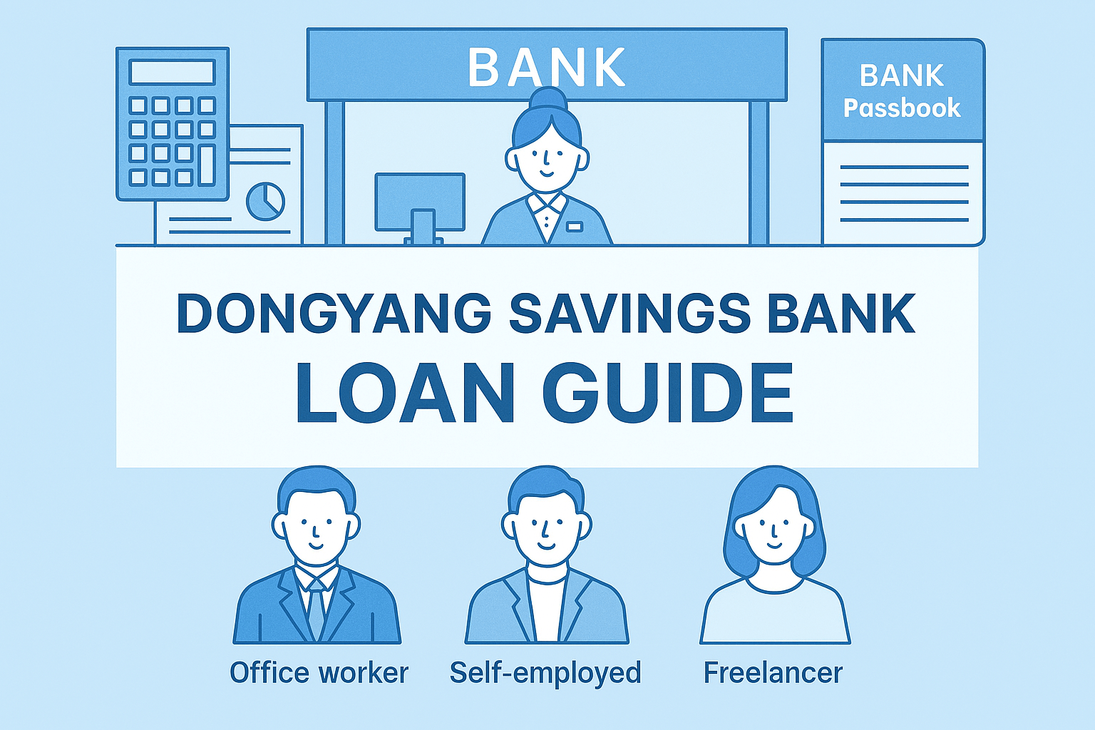 동양저축은행 대출 안내 인포그래픽 - 대출 조건, 금리, 신청 절차를 설명하는 블로그 대표 이미지