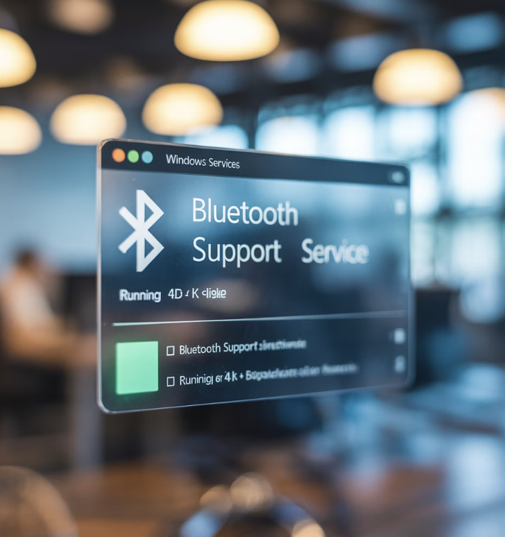 잠자는 블루투스 직원 깨우기&amp;#44; &amp;#39;서비스&amp;#39; 확인