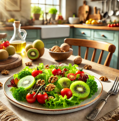 식단에 키위 점심