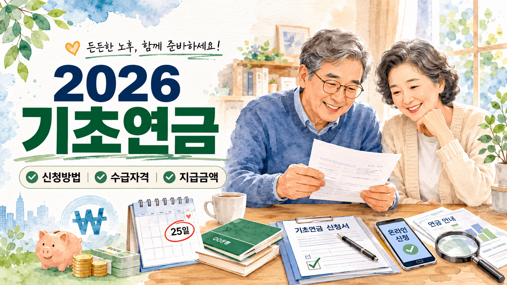 2026 기초연금 Q&amp;A300선 - 대상 나이 . 선정기준액 . 기준연금액 . 소득인정액 . 지급일 . 지급방법 . 신청방법 . 준비서류 . 신청시기 . 이의신청 . 재산 . 미신고제재 . 행정심판