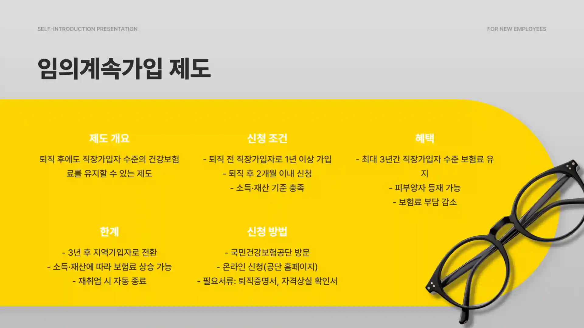 퇴직후 건강보험료 유예기간